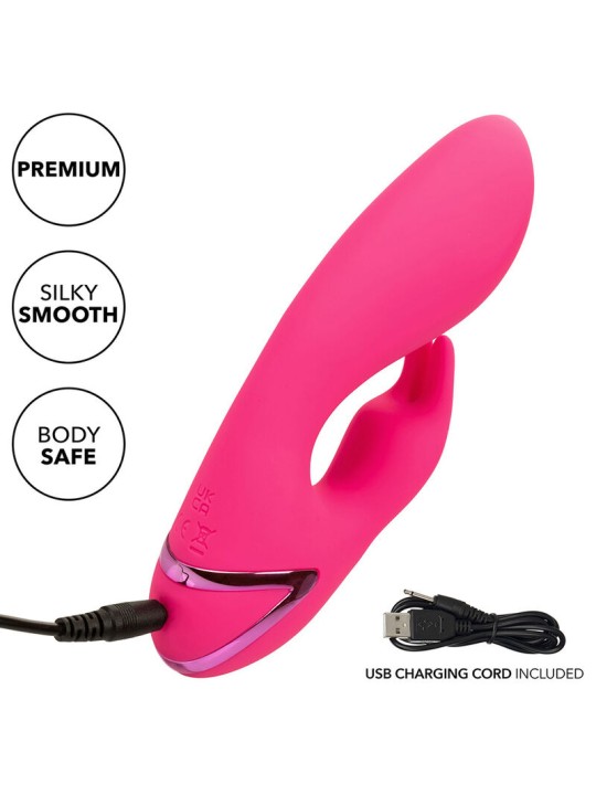 CALEXOTICS SO CAL SUSHINE VIBRATOR RABBIT FUCSIA BY CALIFORNIA DREAMING