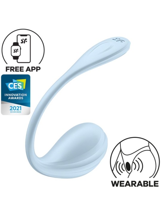 SATISFYER SMOOTH PETAL ESTIMULADOR PUNTO G CELESTE APP GRATUITA