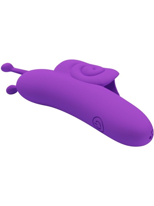 PRETTY LOVE SNAIL PODEROSO ESTIMULADOR DE DEDO MORADO