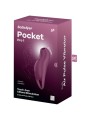 SATISFYER POCKET PRO 1 ESTIMULADOR CLITORIS GRANATE