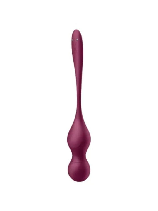 SATISFYER LOVE BIRDS VARY BOLAS VIBRADORES APP GRATUITA ROJO VINO