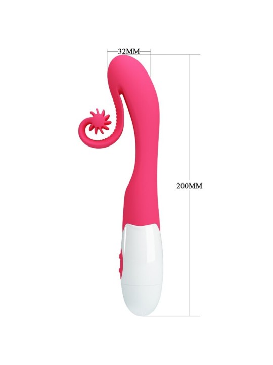 ROMANCE VIBRADOR Y ESTIMULADOR 30 VELOCIDADES ROSA
