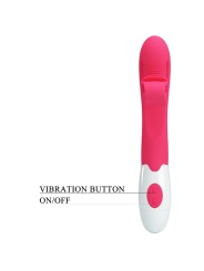ROMANCE VIBRADOR Y ESTIMULADOR 30 VELOCIDADES ROSA