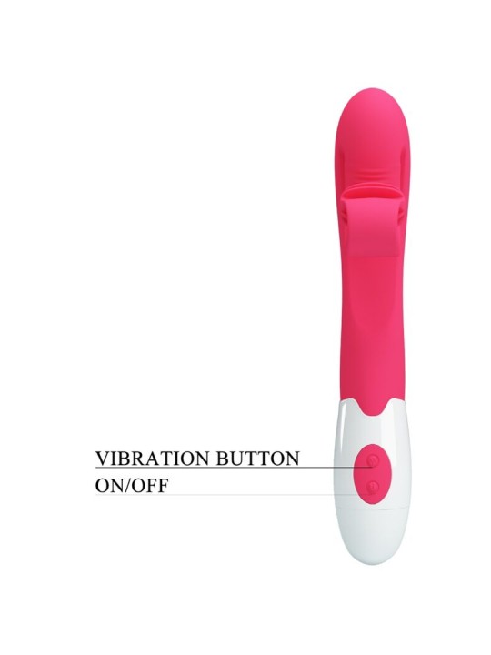 ROMANCE VIBRADOR Y ESTIMULADOR 30 VELOCIDADES ROSA