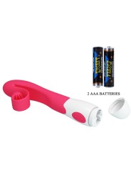 ROMANCE VIBRADOR Y ESTIMULADOR 30 VELOCIDADES ROSA