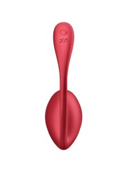 SATISFYER SHINY PETAL ESTIMULADOR PUNTO G CONTROL REMOTO ROJO APP GRATUITA