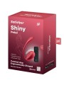 SATISFYER SHINY PETAL ESTIMULADOR PUNTO G CONTROL REMOTO ROJO APP GRATUITA
