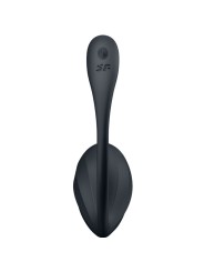 SATISFYER RIBBED PETAL ESTIMULADOR PUNTO G CONTROL REMOTO NEGRO APP GRATUITA