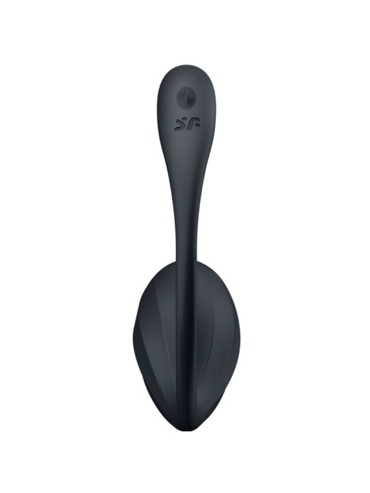 SATISFYER RIBBED PETAL ESTIMULADOR PUNTO G CONTROL REMOTO NEGRO APP GRATUITA
