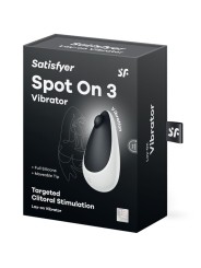 SATISFYER SPOT ON 3 ESTIMULADOR DE CLITORIS NEGRO