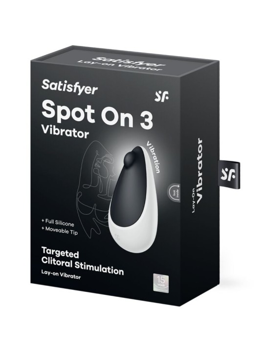 SATISFYER SPOT ON 3 ESTIMULADOR DE CLITORIS NEGRO