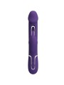 PRETTY LOVE KAMPAS VIBRADOR RABBIT 3 EN 1 MULTIFUNCION CON LENGUA VIOLETA