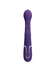 PRETTY LOVE DEJON VIBRADOR RABBIT 3 EN 1 MULTIFUNCION MORADO