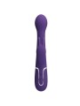 PRETTY LOVE DEJON VIBRADOR RABBIT 3 EN 1 MULTIFUNCION MORADO