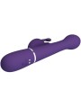 PRETTY LOVE DEJON VIBRADOR RABBIT 3 EN 1 MULTIFUNCION MORADO