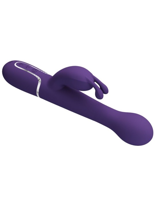 PRETTY LOVE DEJON VIBRADOR RABBIT 3 EN 1 MULTIFUNCION MORADO