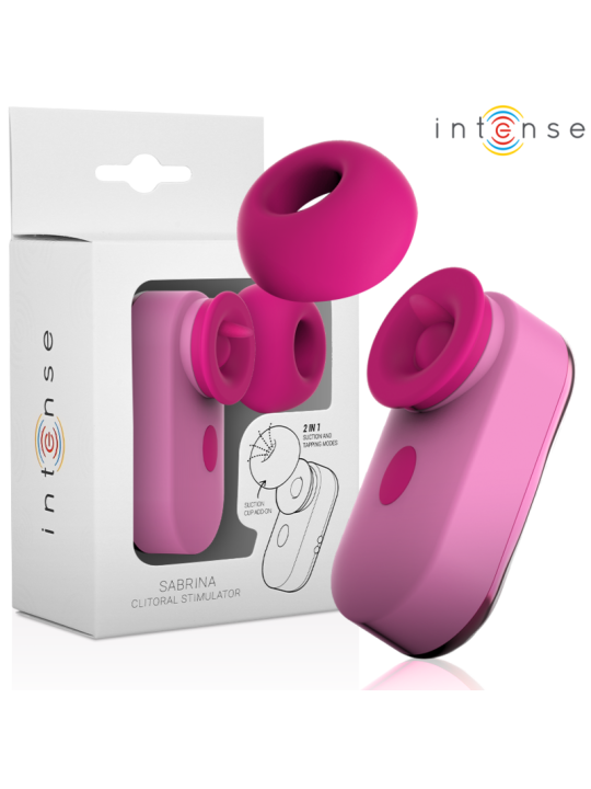 INTENSE SABRINA TRAVEL SET ESTIMULADOR DE CLITORIS ROSA