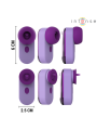 INTENSE SABRINA TRAVEL SET ESTIMULADOR DE CLITORIS VIOLETA