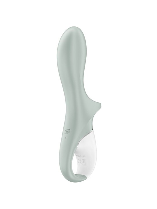 SATISFYER AIR PUMP BOOTY 3 VIBRADOR ANAL INFLABLE VERDE GRIS