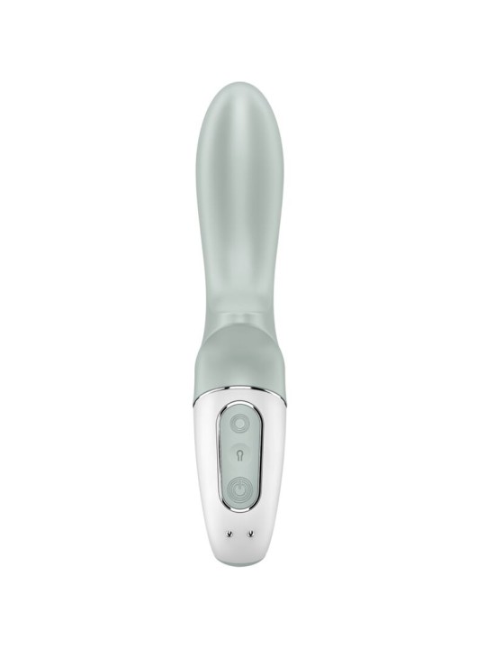 SATISFYER AIR PUMP BOOTY 3 VIBRADOR ANAL INFLABLE VERDE GRIS