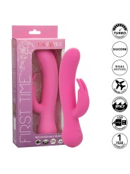 CALEXOTICS FIRST TIME VIBRADOR RABBIT RECARGABLE ROSA
