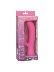 CALEXOTICS FIRST TIME VIBRADOR RABBIT RECARGABLE ROSA