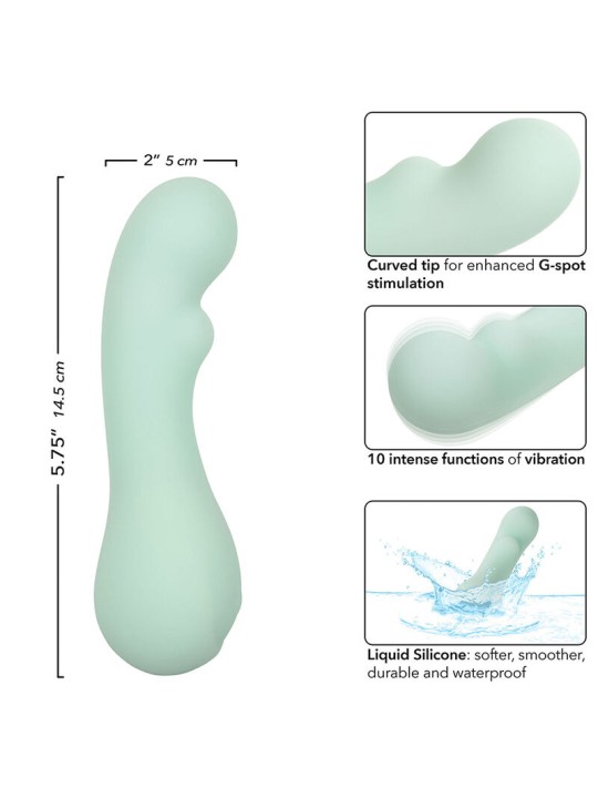 CALEXOTICS PACIFICA BORA BORA ESTIMULADOR PUNTO G 10 VIBRACIONES AQUA CALEXOTICS PACIFICA BORA BORA ESTIMULADOR PUNTO G 10 VIBRACIONES AQUA