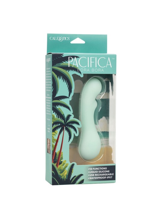 CALEXOTICS PACIFICA BORA BORA ESTIMULADOR PUNTO G 10 VIBRACIONES AQUA CALEXOTICS PACIFICA BORA BORA ESTIMULADOR PUNTO G 10 VIBRACIONES AQUA