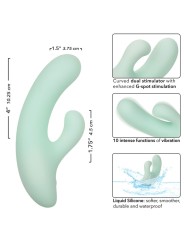 CALEXOTICS PACIFICA FIJI VIBRADOR Y ESTIMULADOR PUNTO G 10 VIBRACIONES AQUA