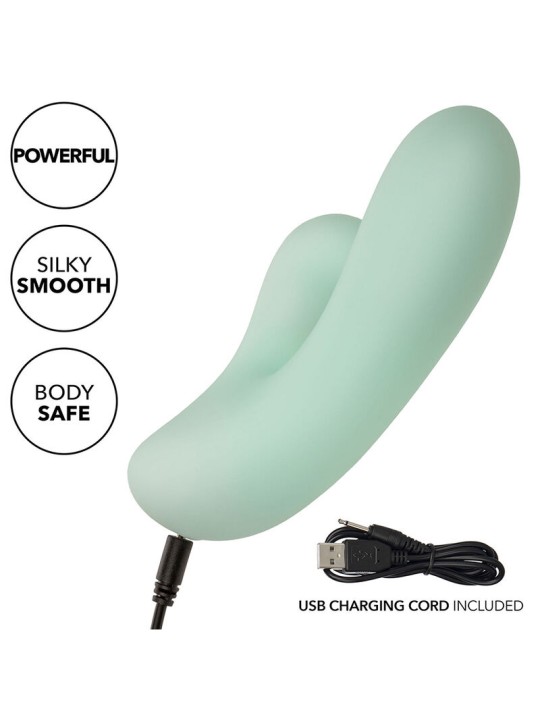 CALEXOTICS PACIFICA FIJI VIBRADOR Y ESTIMULADOR PUNTO G 10 VIBRACIONES AQUA