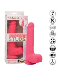 CALEXOTICS STUDS VIBRADOR REALISTICO 10 VIBRACIONES Y ROSA