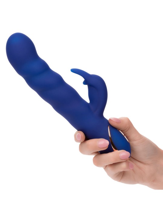 CALEXOTICS JACK VIBRADOR RABBIT MOVIMIENTO DE ONDAS AZUL