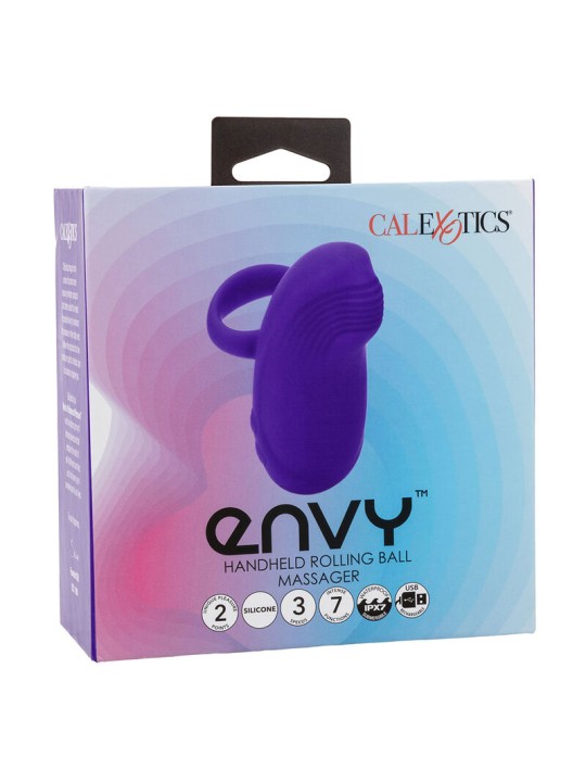 CALEXOTICS ENVY MASAJEADOR DE BOLA RODANTE 7 VIBRACIONES MORADO