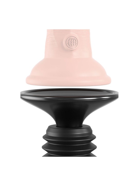 FETISH FANTASY SERIES BODY DOCK THRUSTER SUJETA DILDOS CON 7 MODOS DE EMPUJE NEGRO