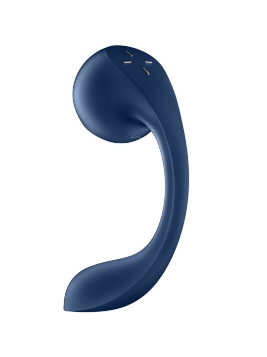 SATISFYER PRO WAVE 4 ESTIMULADOR PUNTO G AIR PULSE APLICACION GRATUITA AZUL OSCURO