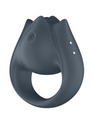 SATISFYER PERFECT PAIR 2 MULTIVIBRADOR 2 EN 1 ANILLO PARA PENE ESTIMULADOR DE DEDO GRIS