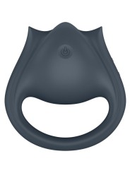 SATISFYER PERFECT PAIR 2 MULTIVIBRADOR 2 EN 1 ANILLO PARA PENE ESTIMULADOR DE DEDO GRIS