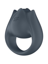 SATISFYER PERFECT PAIR 2 MULTIVIBRADOR 2 EN 1 ANILLO PARA PENE ESTIMULADOR DE DEDO GRIS