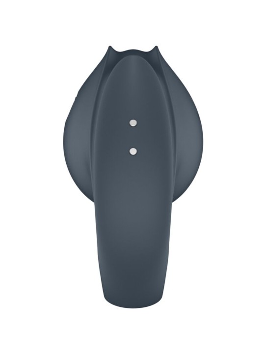 SATISFYER PERFECT PAIR 2 MULTIVIBRADOR 2 EN 1 ANILLO PARA PENE ESTIMULADOR DE DEDO GRIS