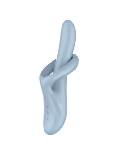 SATISFYER HEAT FLEX 4 VIBRADOR EFECTO CALOR 12 VIBRACIONES AZUL