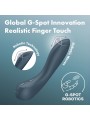 SATISFYER G SPOT WAVE 4 VIBRADOR 12 PROGRAMAS DE VIBRACION GRIS OSCURO