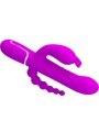 PRETTY LOVE CAMMY TRIPLE VIBRADOR MULTIFUNCION 4 EN 1 ROSA