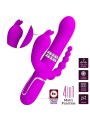 PRETTY LOVE CAMMY TRIPLE VIBRADOR MULTIFUNCION 4 EN 1 ROSA