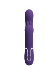 PRETTY LOVE CAMMY TRIPLE VIBRADOR MULTIFUNCION 4 EN 1 MORADO