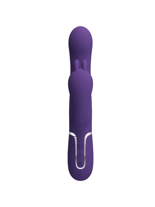 PRETTY LOVE CAMMY TRIPLE VIBRADOR MULTIFUNCION 4 EN 1 MORADO