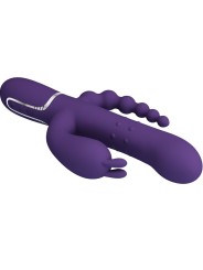 PRETTY LOVE CAMMY TRIPLE VIBRADOR MULTIFUNCION 4 EN 1 MORADO