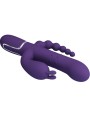 PRETTY LOVE CAMMY TRIPLE VIBRADOR MULTIFUNCION 4 EN 1 MORADO