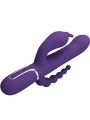 PRETTY LOVE CAMMY TRIPLE VIBRADOR MULTIFUNCION 4 EN 1 MORADO