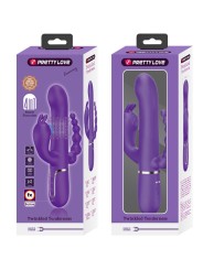 PRETTY LOVE CAMMY TRIPLE VIBRADOR MULTIFUNCION 4 EN 1 MORADO