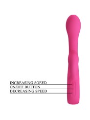 PRETTY LOVE FRITZ VIBRADOR RABBIT 12 VIBRACIONES ROSA